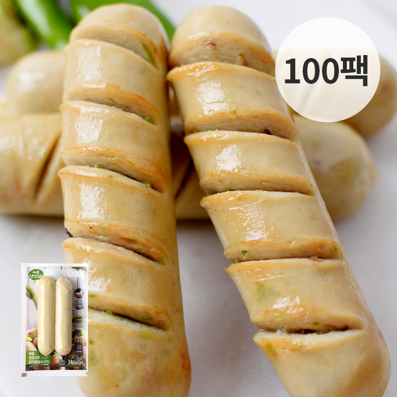 [바디닭] 매콤청양고추 닭가슴살 소시지 100팩