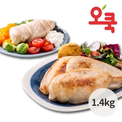 [오쿡] 오리지날 닭가슴살 스테이크 1.4kg 1팩
